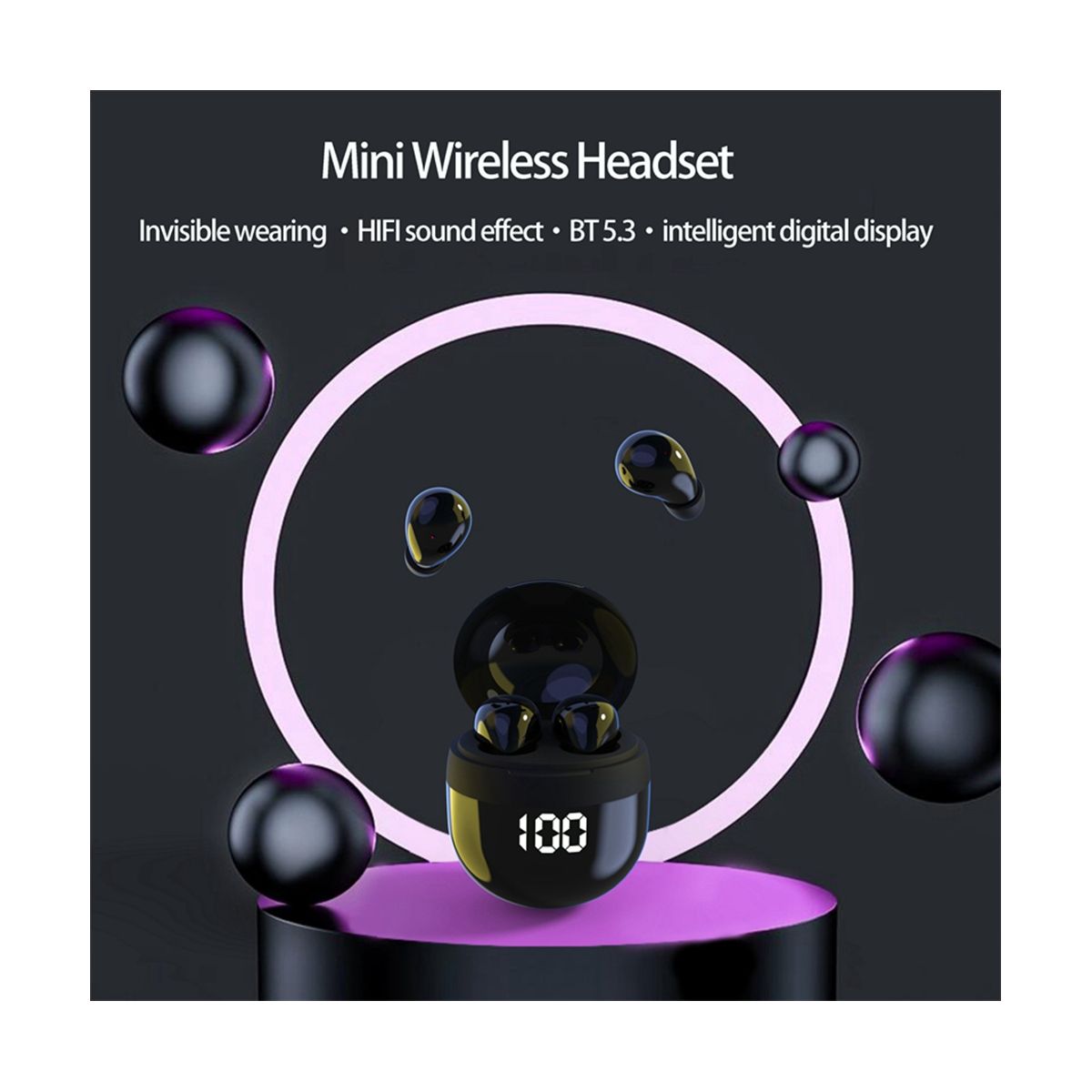 SK18 Superbass Earphones TWS Wireless Bluetooth Headset