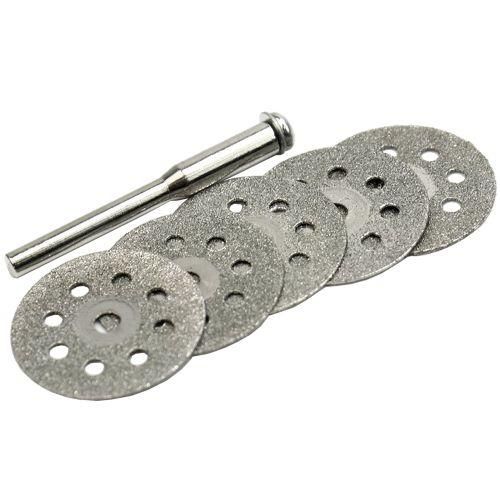 5X 22mm Mini Discs Practical Diamond Cut
