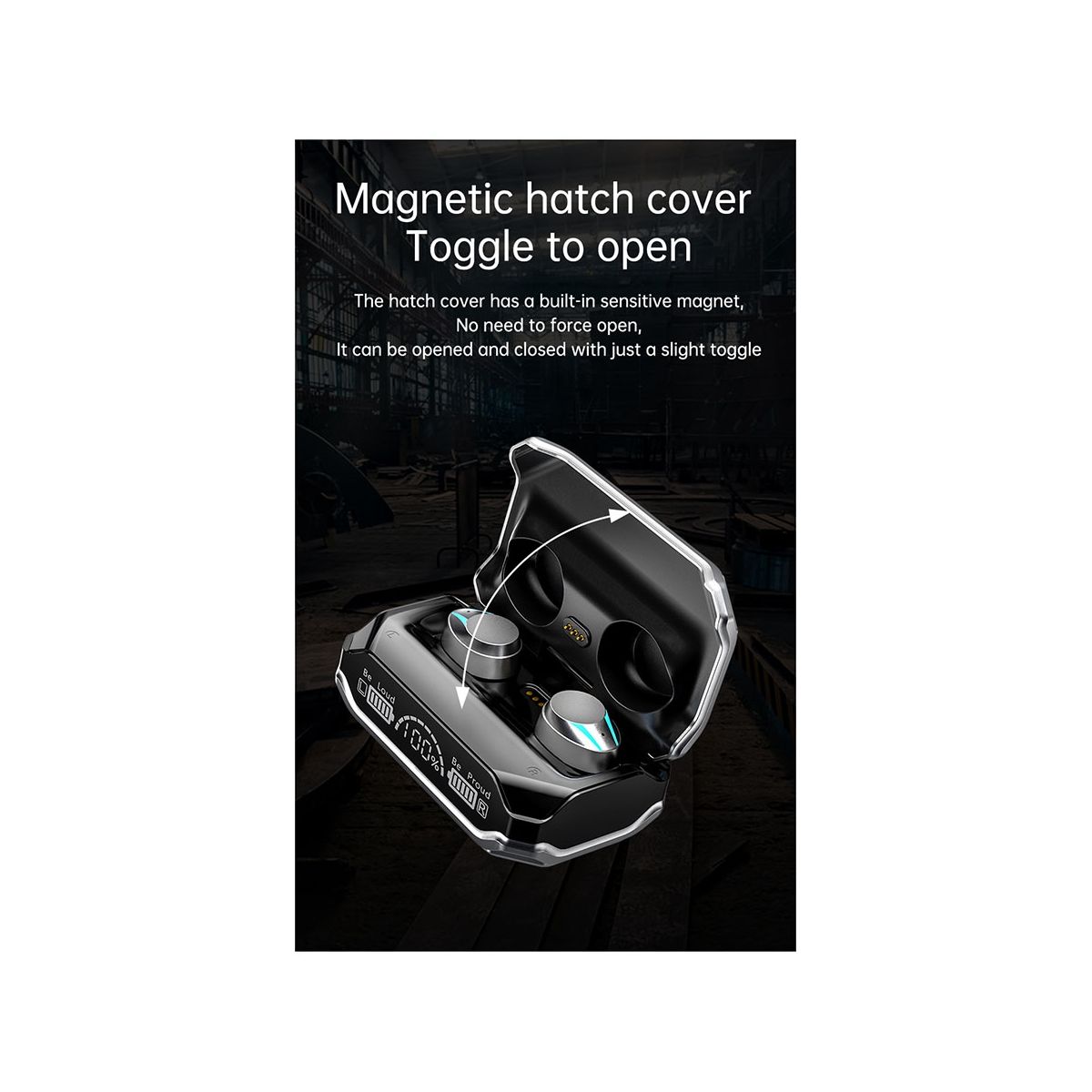 M41 Bluetooth Headset Smart Digital Display