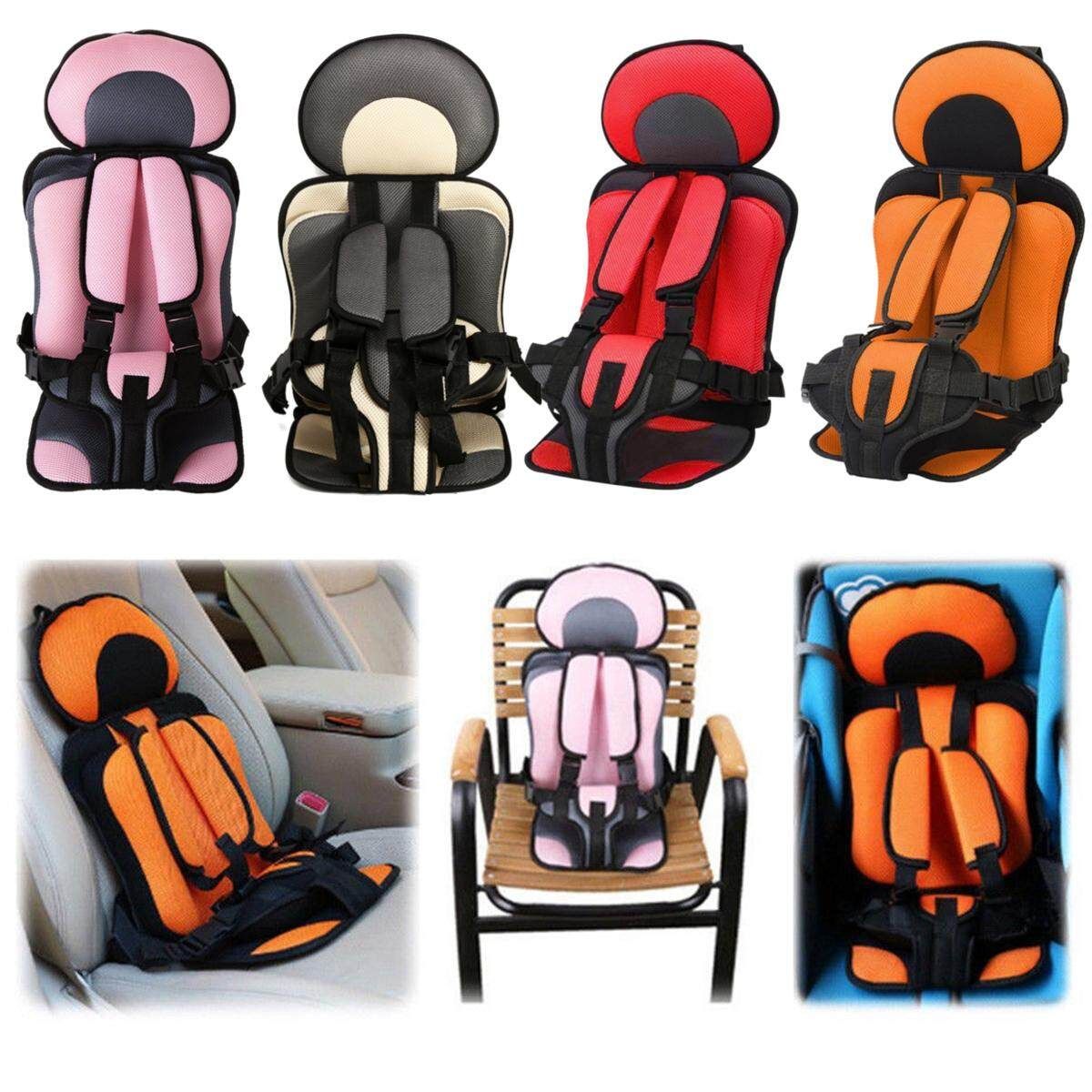 Portable Safety Baby Child Car Seat Toddler Infant Convertible Booster Chair Pink Black