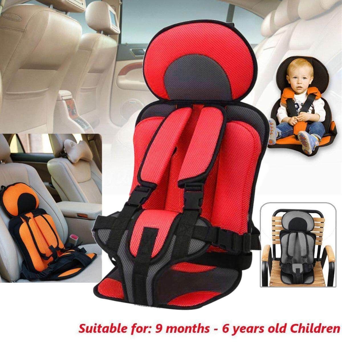 Portable Safety Baby Child Car Seat Toddler Infant Convertible Booster Chair Pink Black