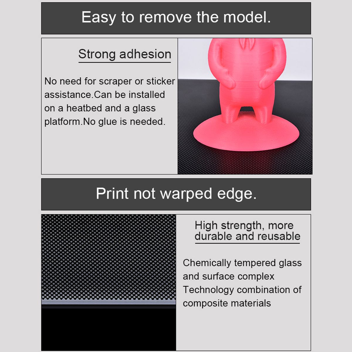 3D Printer Platform Ultrabase Heat Bed Build Surface Glass