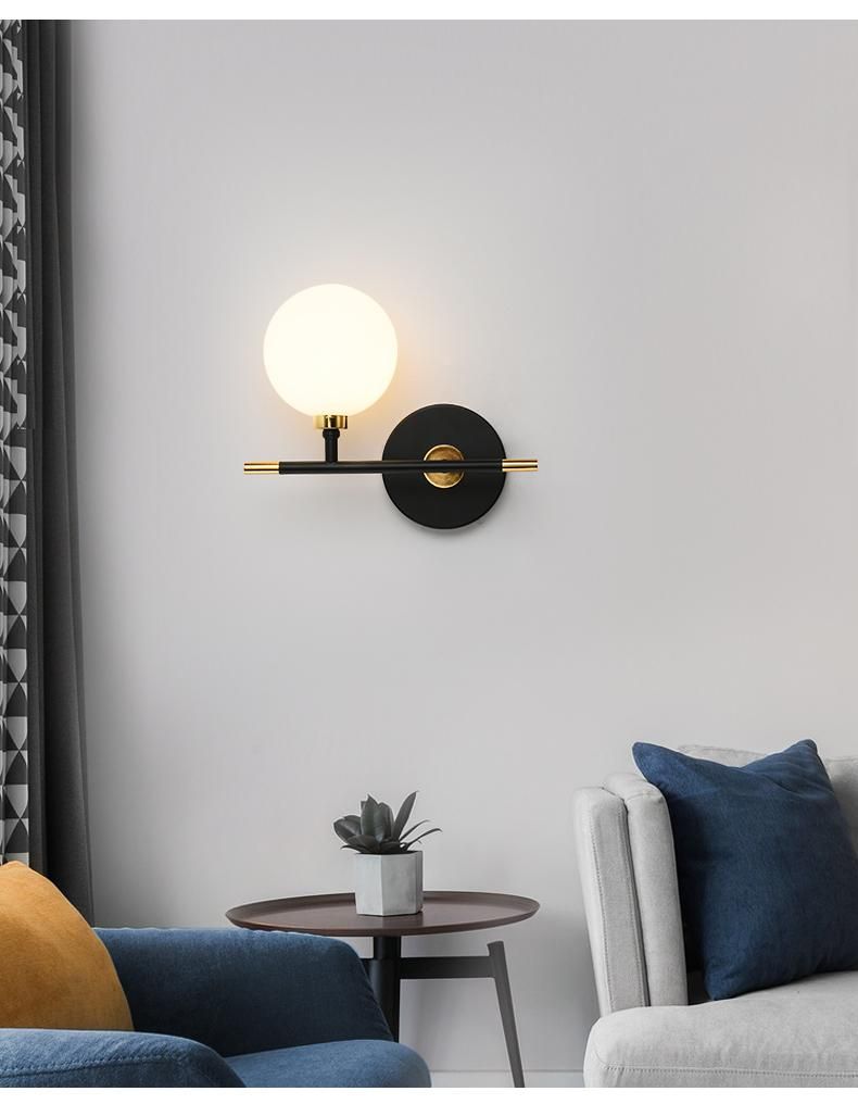 Scandinavian style wall lamp for living room and bedroom
