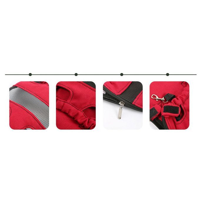 Oxford  Loth Dog  Hest Ba Kpa K Fashion Design Pet Su Lies Portable-red-S