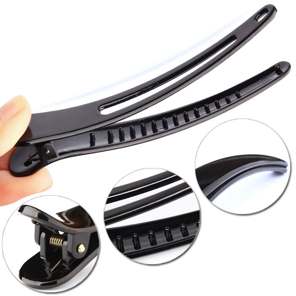 12pcs Hair Sectioning Clips + 1pcs Tail Comb Hair Clamp Grip for Salon Home Women Girls Hairdressing Styling Tool