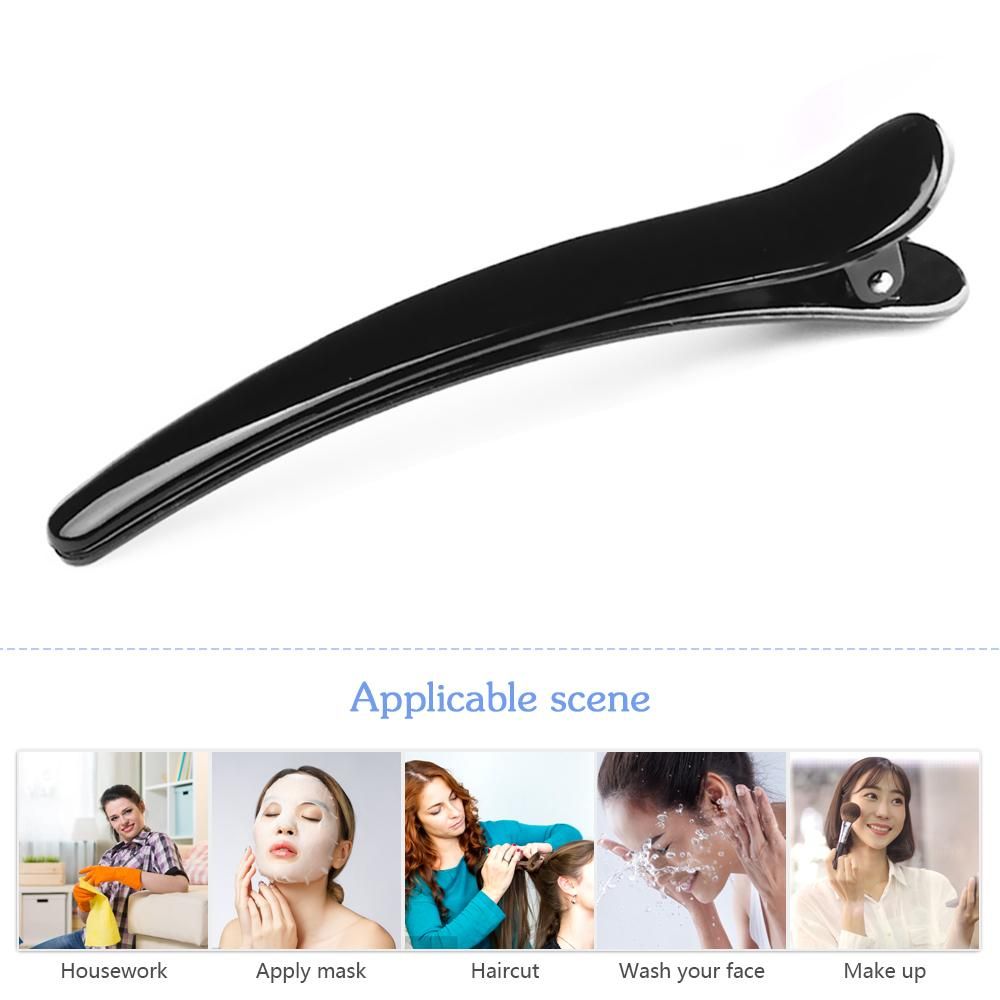 12pcs Hair Sectioning Clips + 1pcs Tail Comb Hair Clamp Grip for Salon Home Women Girls Hairdressing Styling Tool