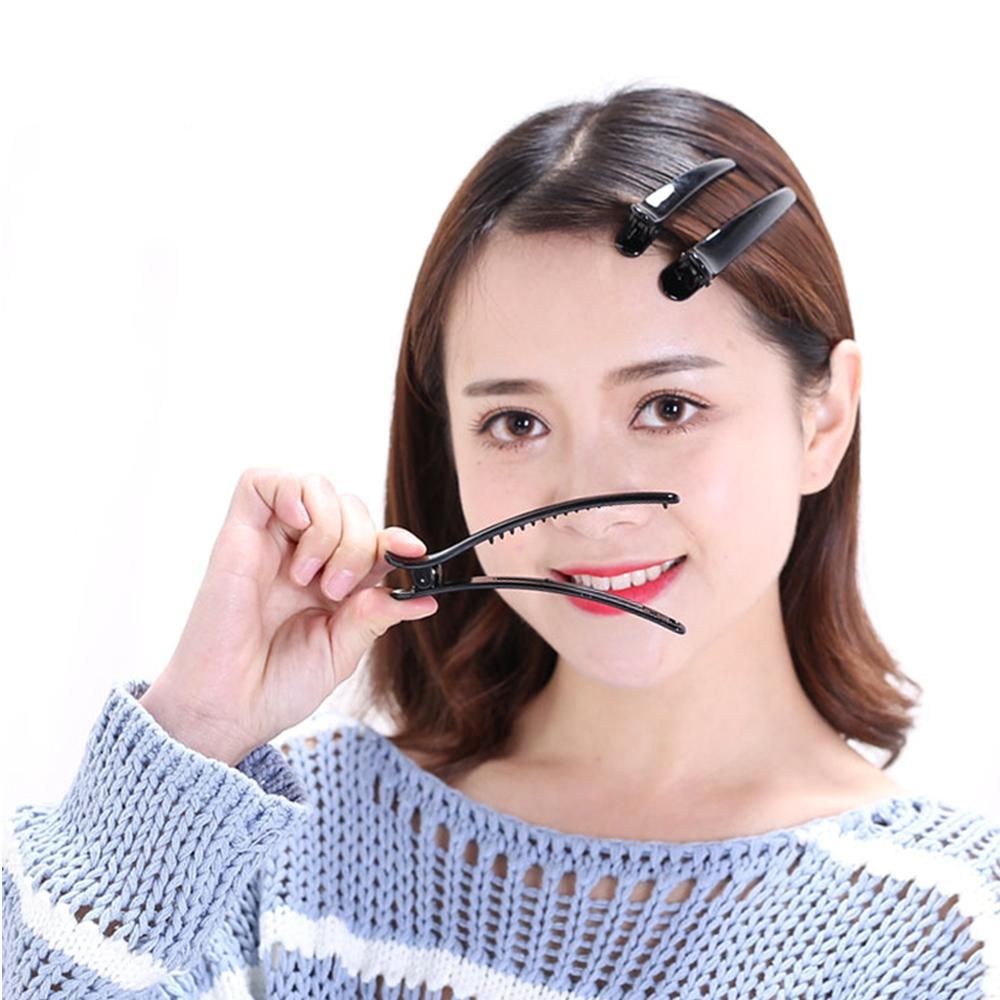 12pcs Hair Sectioning Clips + 1pcs Tail Comb Hair Clamp Grip for Salon Home Women Girls Hairdressing Styling Tool