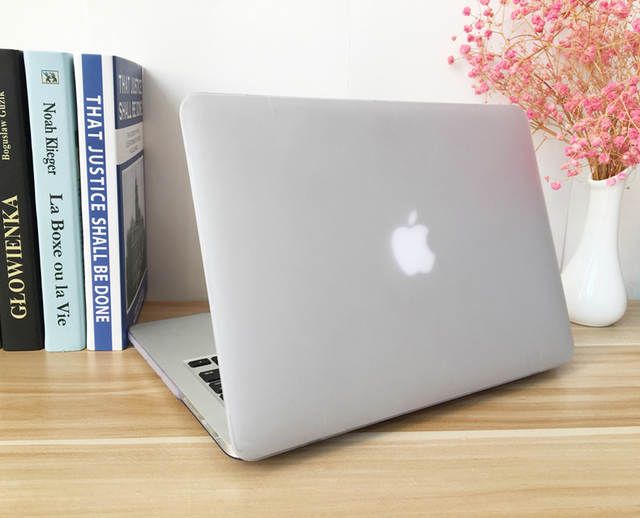 Frosted Clear Rubberized Hard Case Cover Skin Set Keyboard