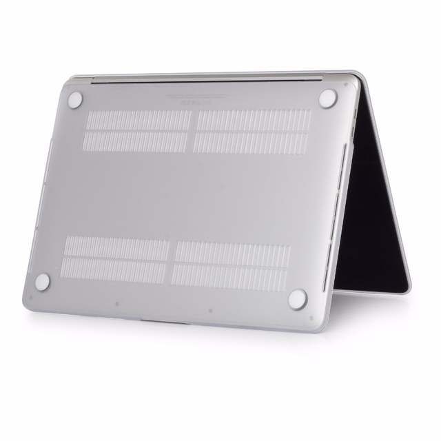 Frosted Clear Rubberized Hard Case Cover Skin Set Keyboard