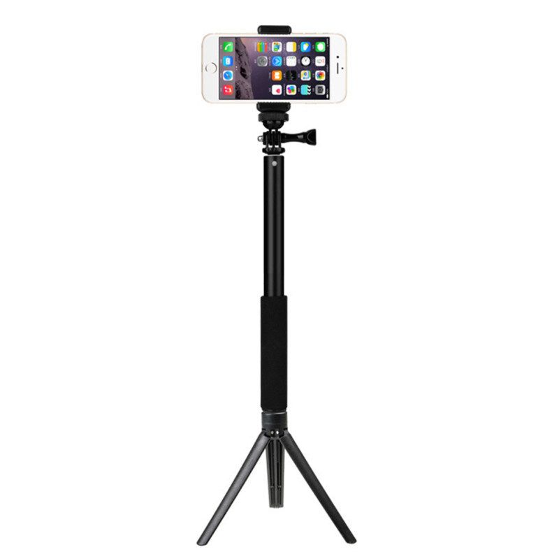 Foldable Flexible Mini Tripod Stand Holder For Gopro-Black