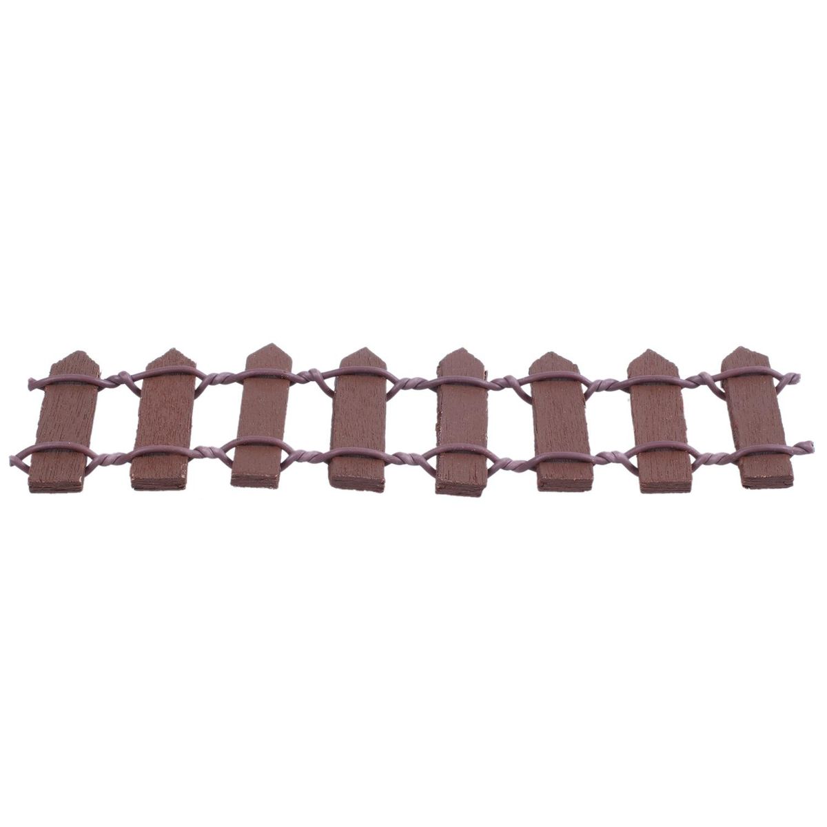 Ornament Fairy Garden Decor Wood Fence Light