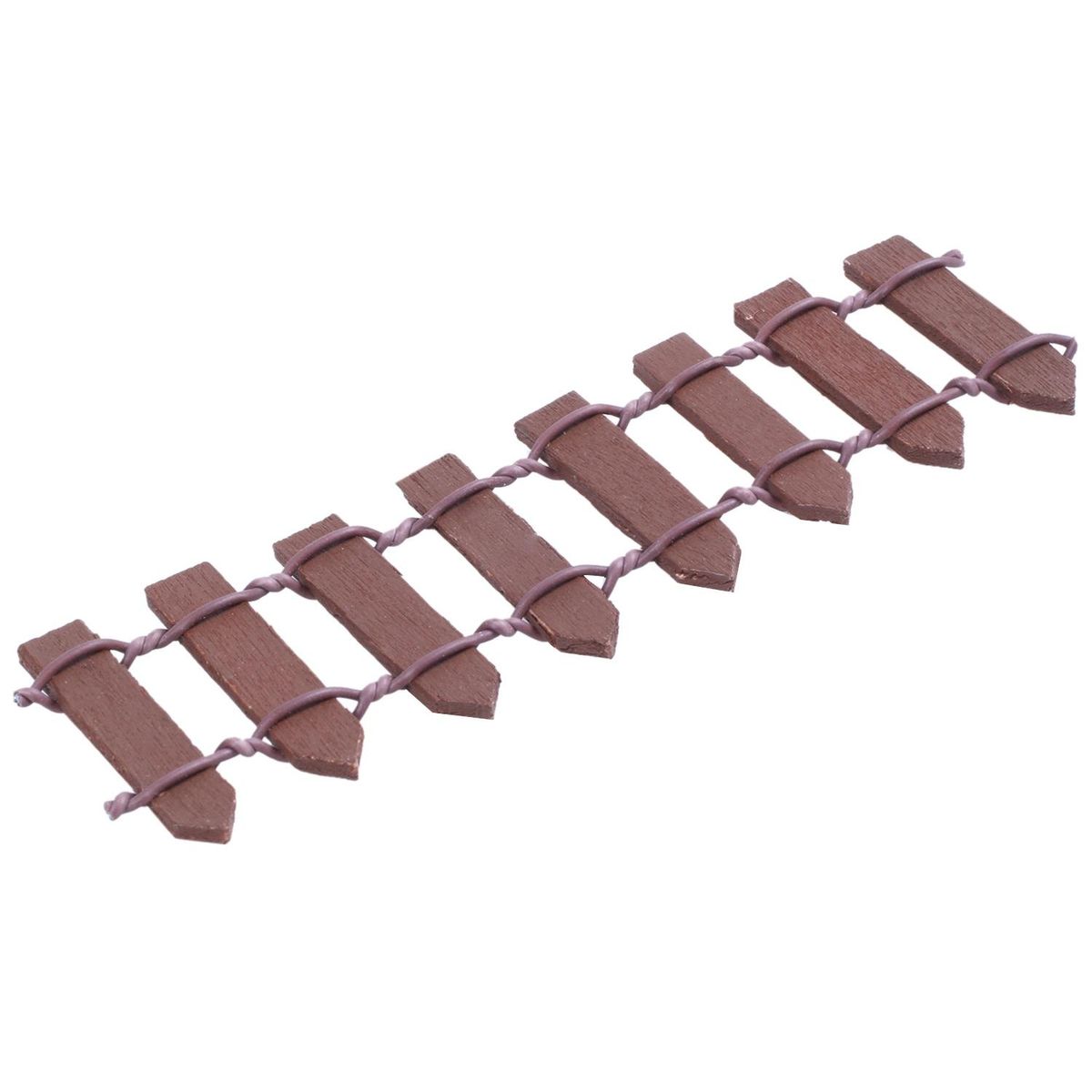 Ornament Fairy Garden Decor Wood Fence Light