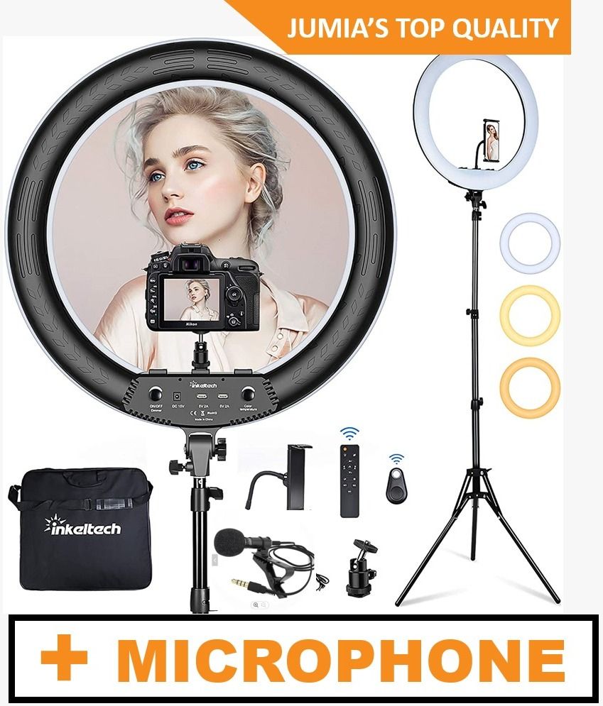 18 Inch Ring Light LED - Ring Light Stand And Microphone