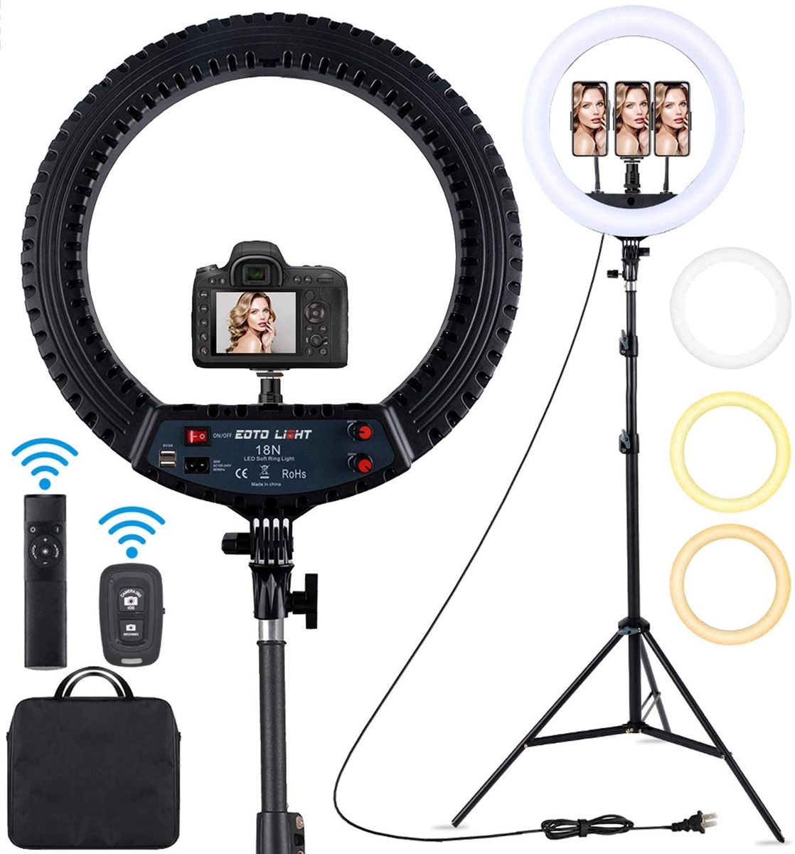 18 Inch Ring Light LED - Ring Light Stand And Microphone