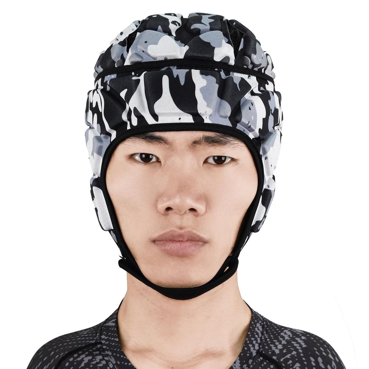 Adjustable Goalkeeper Helmet Sports Football Soccer Rugby Goalie Helmet Head Guard