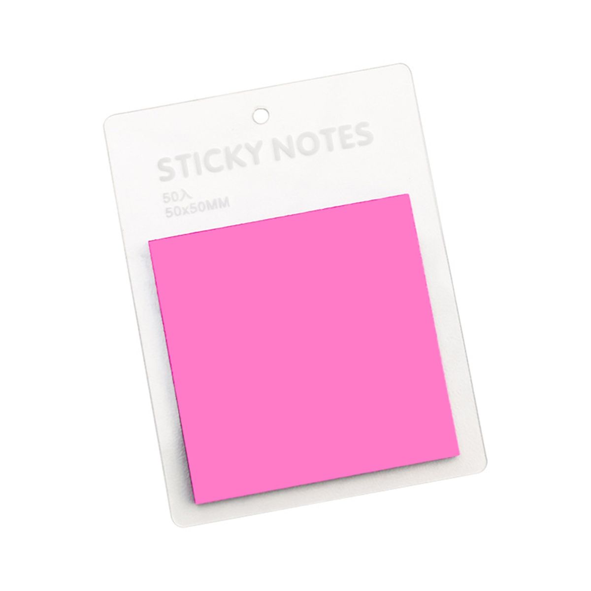 1 Set Note Paper Easy To Peel Notepad Sticker Rose Red