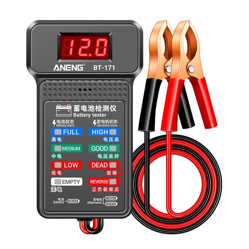 ANENG BT-171 Battery Tester 12V LCD Digital Auto Battery
