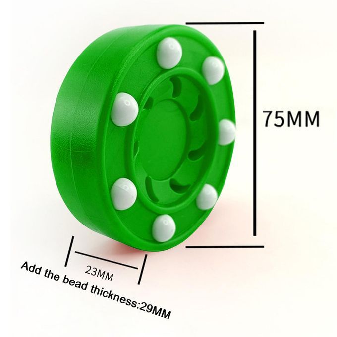 2Pieces Roller Hockey Puck Standard Wheel Pucks Practicing Rollers