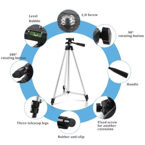 Extendable Tripod Monopod Projector Phone DV Camera Holder