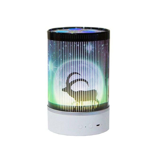 LED night light walking animation rotating starry sky projector night light USB charging with remote control projection light