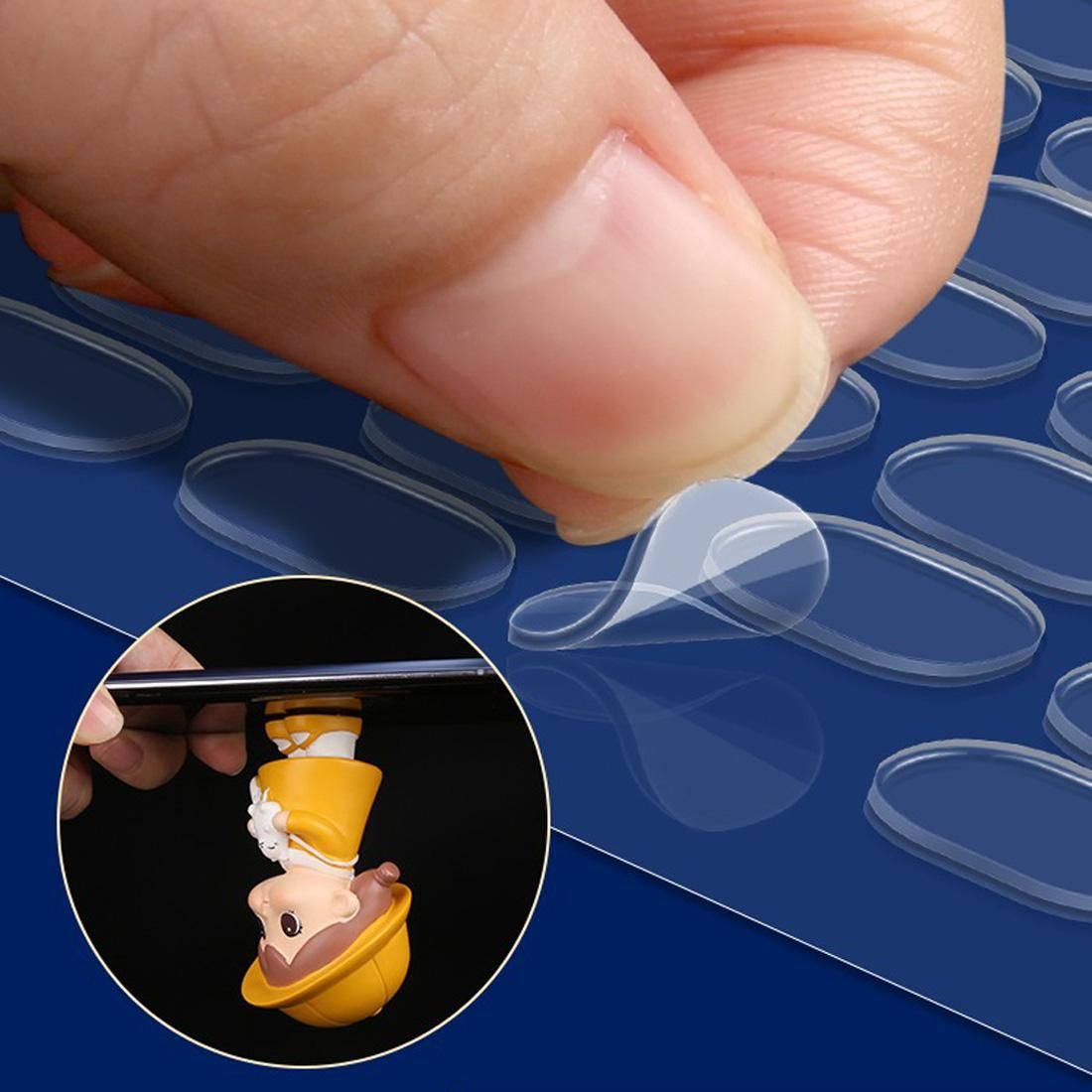 Nano Double-Sided Adhesive Pads-Pre-cut and Conveniently Sized Mounting Solution