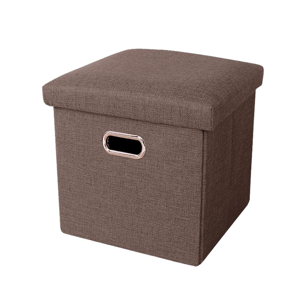 Houshold Storage Ottoman Rectangle Coffee Table Shoe Stool For Brown