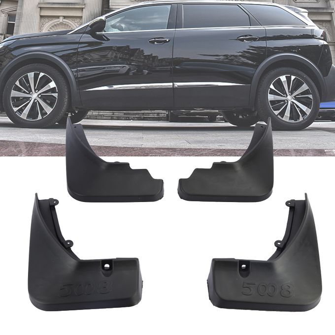 4 Pcs LB-SY-526 Mud Flaps Professional Modification-Black
