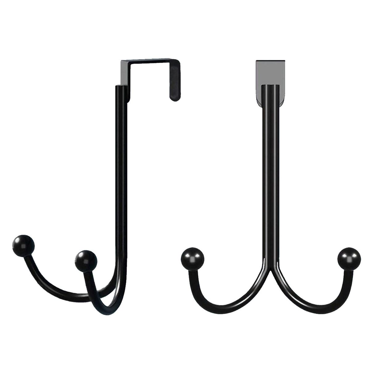 Scratch-free Wreath Hook for Doors 3-in-1 Metal Hooks Over Door