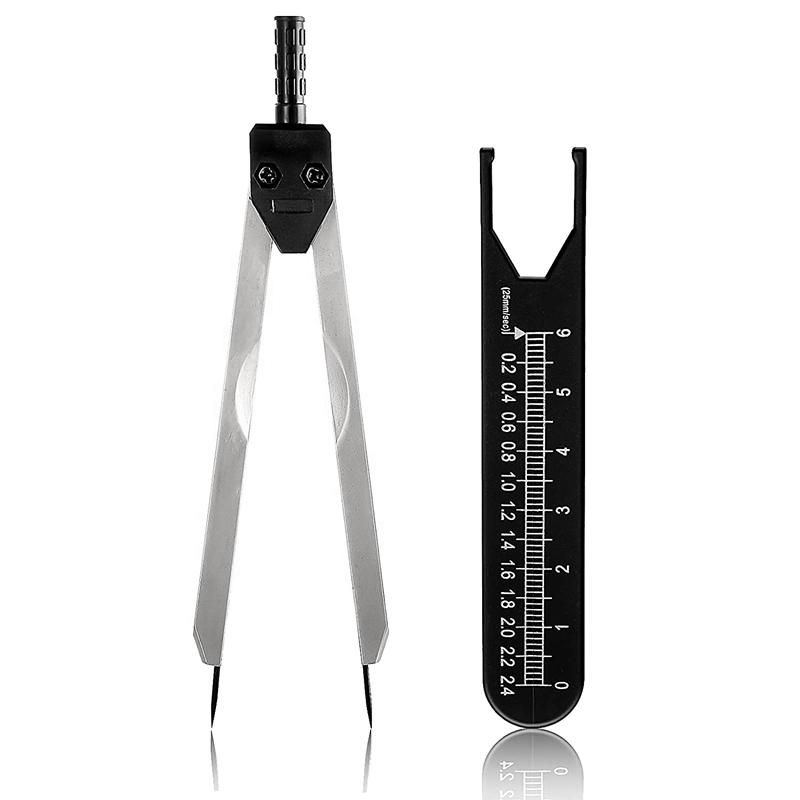 EKG Calipers ECG Caliper Measuring Tool with Ruler Black Cal
