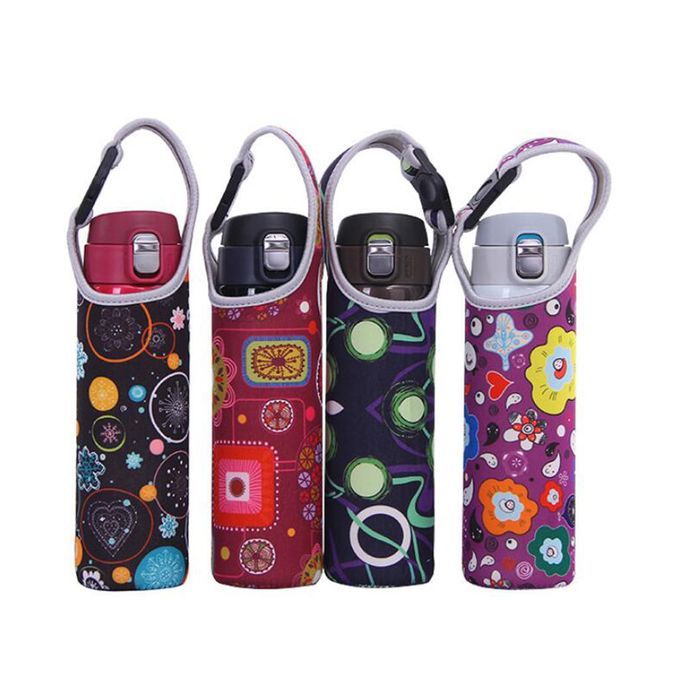 400-600ml Water Bottle Cups Holder Sleeve Neoprene Cover Colorful