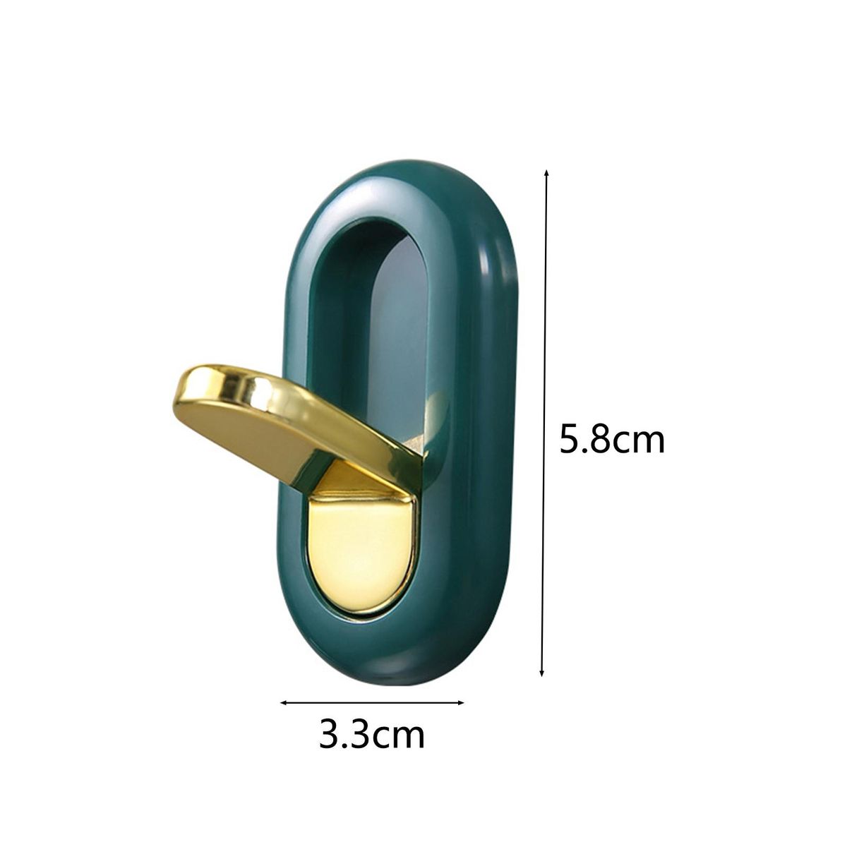 3Pcs Wall Hook Traceless Mounting Hallway Hat Scarf Keychain Hanging Hook Mix Color