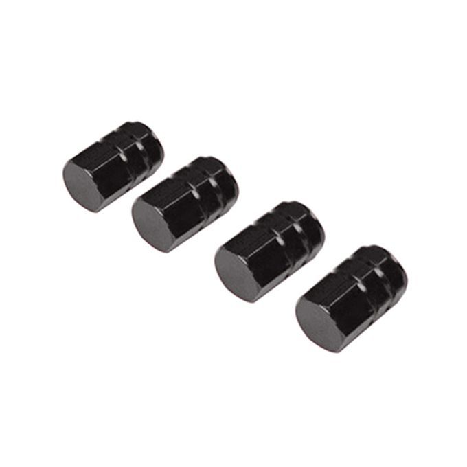 4Pcs Universal Aluminum Alloy Car Wheel Rims Tyre Tire-Black