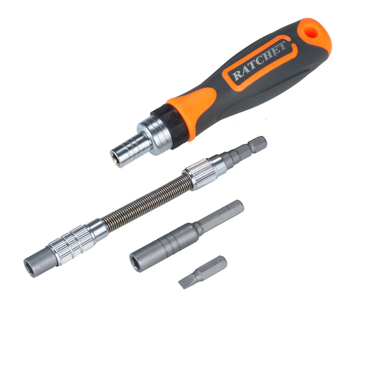 38pc Precision Ratchet Screwdriver Bit Set Magnetic