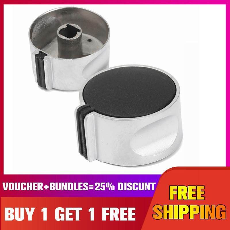 Universal Silver Gas Stove Knobs Cooker Oven Hob Kitchen Switch Control Metal Type 302 Button
