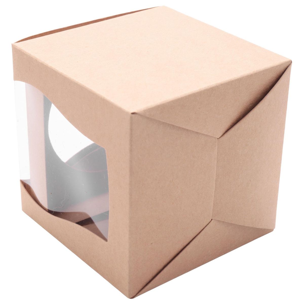 Kraft Paper CupCake Cake Box Paper Cup Baking Box Gift Box