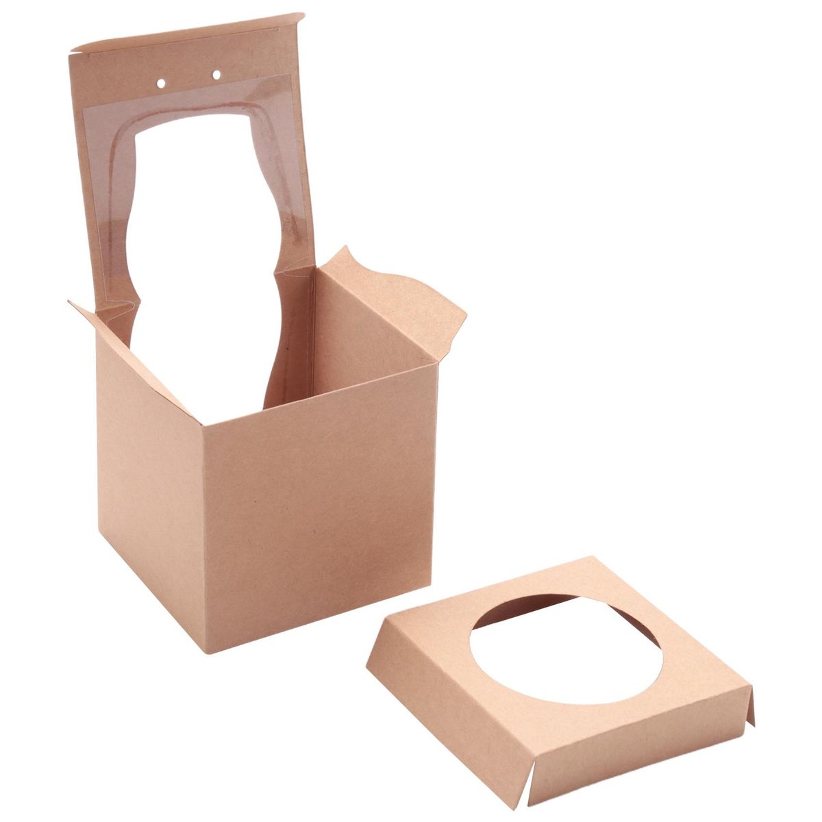 Kraft Paper CupCake Cake Box Paper Cup Baking Box Gift Box