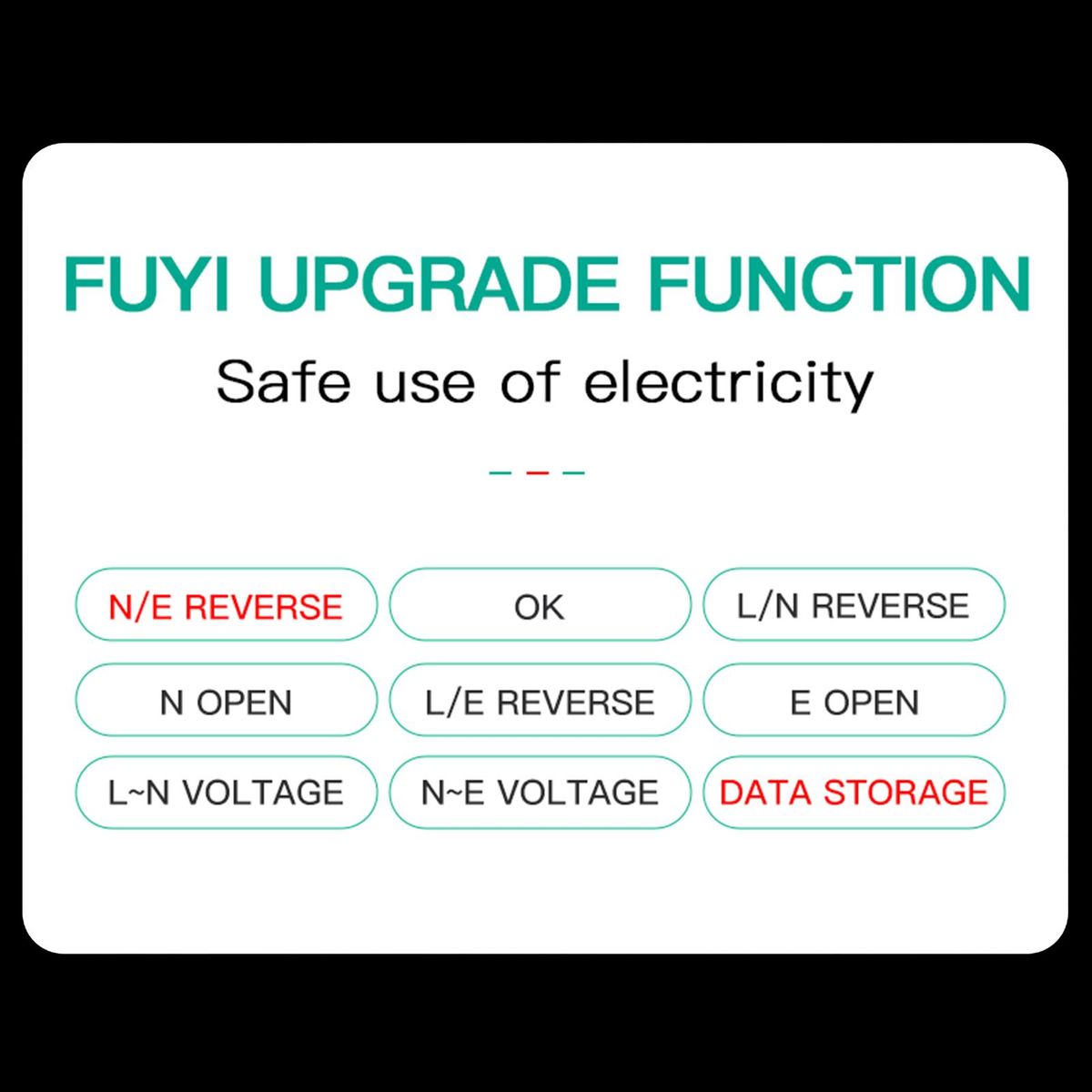 mastfuyi Multifunctional Socket Tester with Digital LCD Display  Electric Socket Detector Circuit Detector Electrician Electroscope RCD Tester Ground Wire Zero Line Live Wire Phase Polarity Leakage Detector with 20 Sets of Da