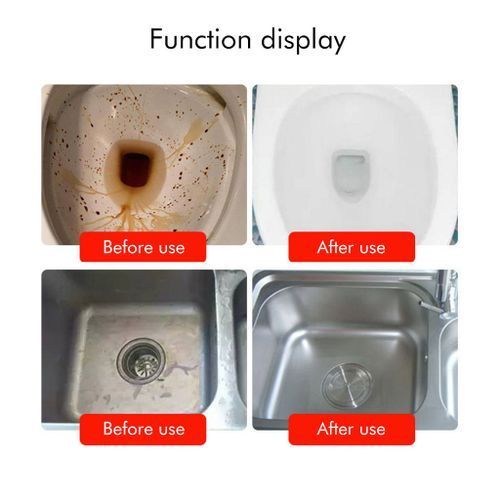 Fast Foaming Sink AND DRAIN CLEANER Pipeline Dredge Agent ToileT