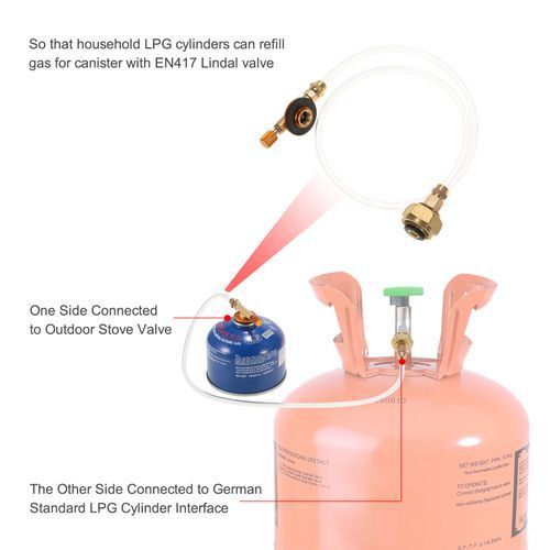 Outdoor Camping Gas Stove Refill Adapter Lpg Cylinder