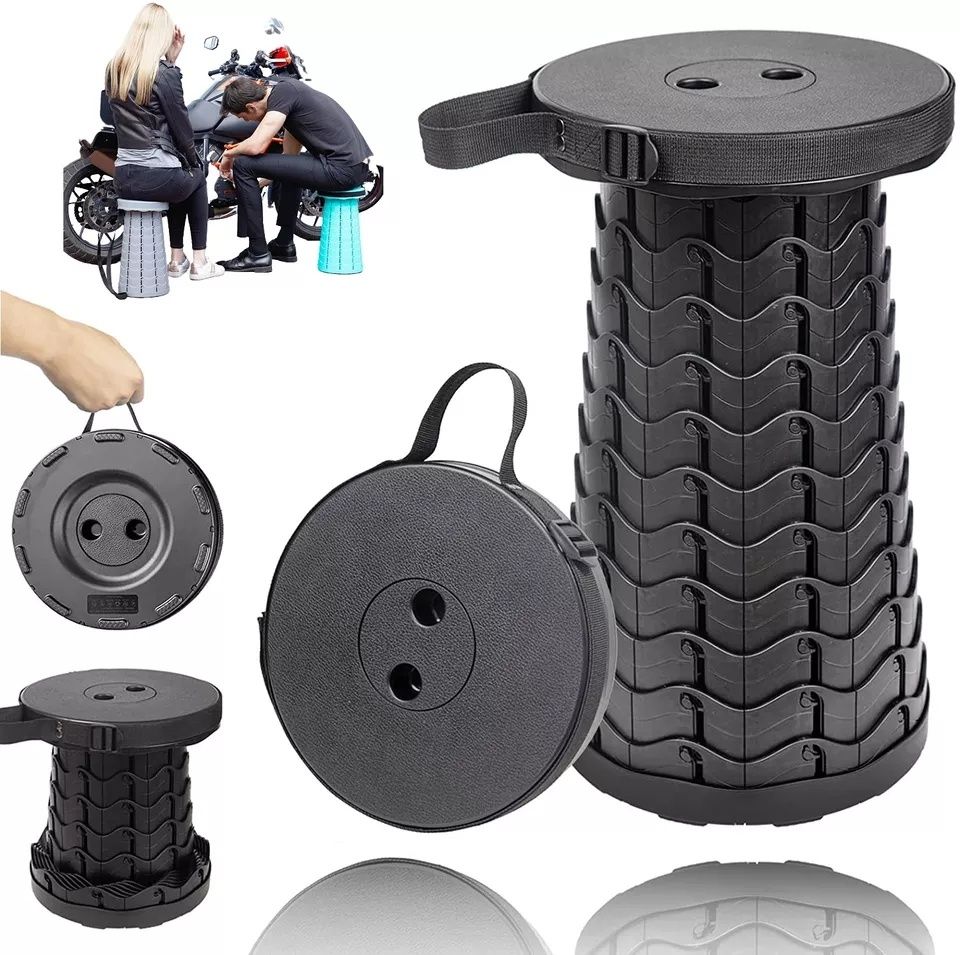 Folding Stool Telescopic Chair For Adults & Kids Retractable