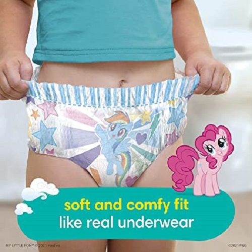Easy Ups Training Pants Girls, 2T-3T (Size 4), 112 Count
