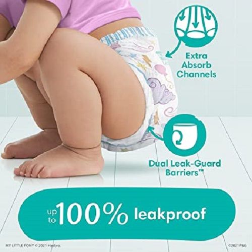 Easy Ups Training Pants Girls, 2T-3T (Size 4), 112 Count