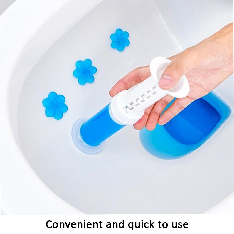 1X Fragrance Toilet Bowl Flower Bathroom Aroma Air Freshener