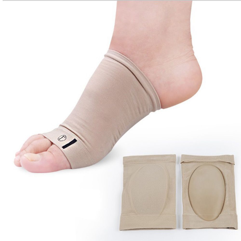Fasciitis Orthopedic Flat Feet Orthotic Pad Foot Arch Support Corrector Plantar Insole Black