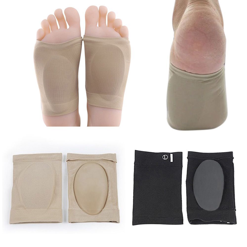 Fasciitis Orthopedic Flat Feet Orthotic Pad Foot Arch Support Corrector Plantar Insole Black