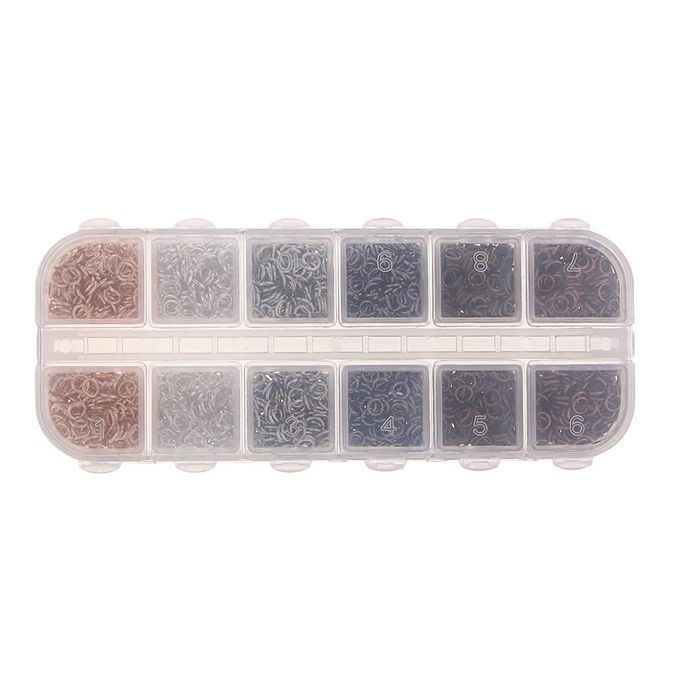1 BOX METAL OPEN JUMP RINGS, 4MM 5MM 6MM 7MM 8MM 10MM, DIY Keychain