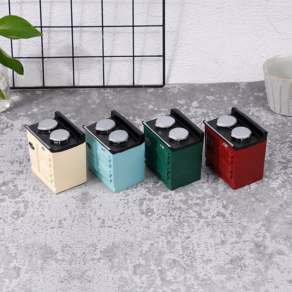 1:12 Dollhouse Mini Gas Stove Simulated Model