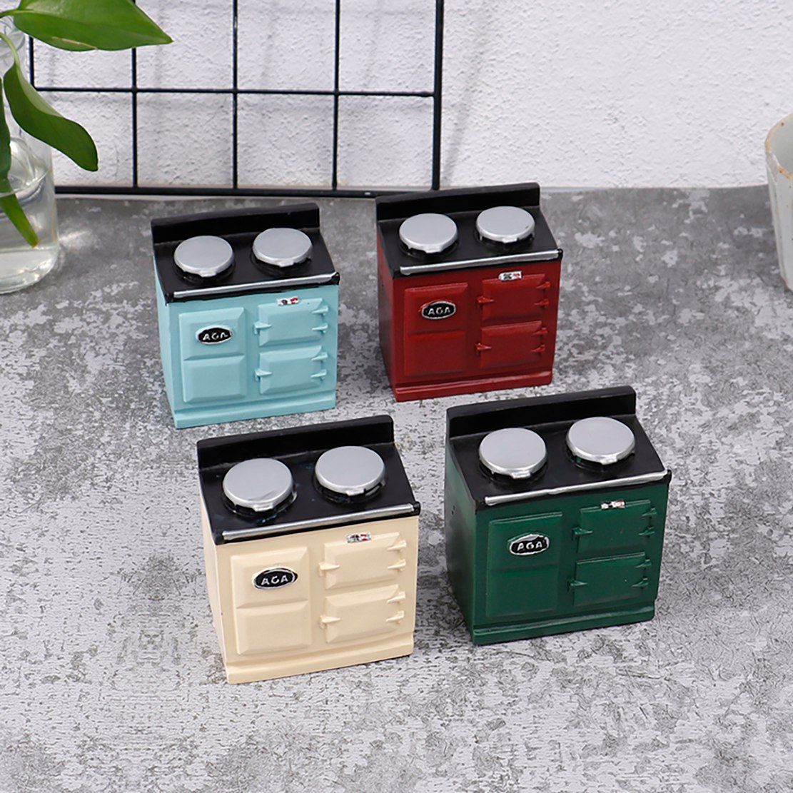 1:12 Dollhouse Mini Gas Stove Simulated Model