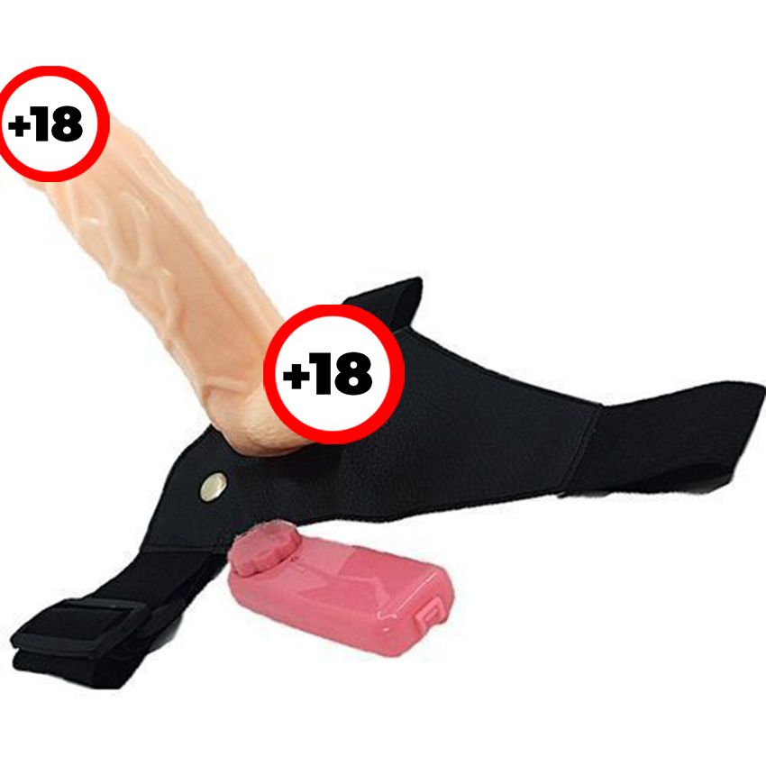 Realistic Harnes Vibrating Strap-on Dildo