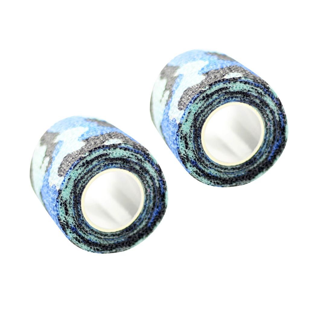 2 Pieces Self-adhesive Wrist Ankle Joints Wrap  Tape Navy